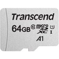 Transcend 64GB MicroSDXC/SDHC 300S Class 10 Memory Card (TS64GUSD300S)
